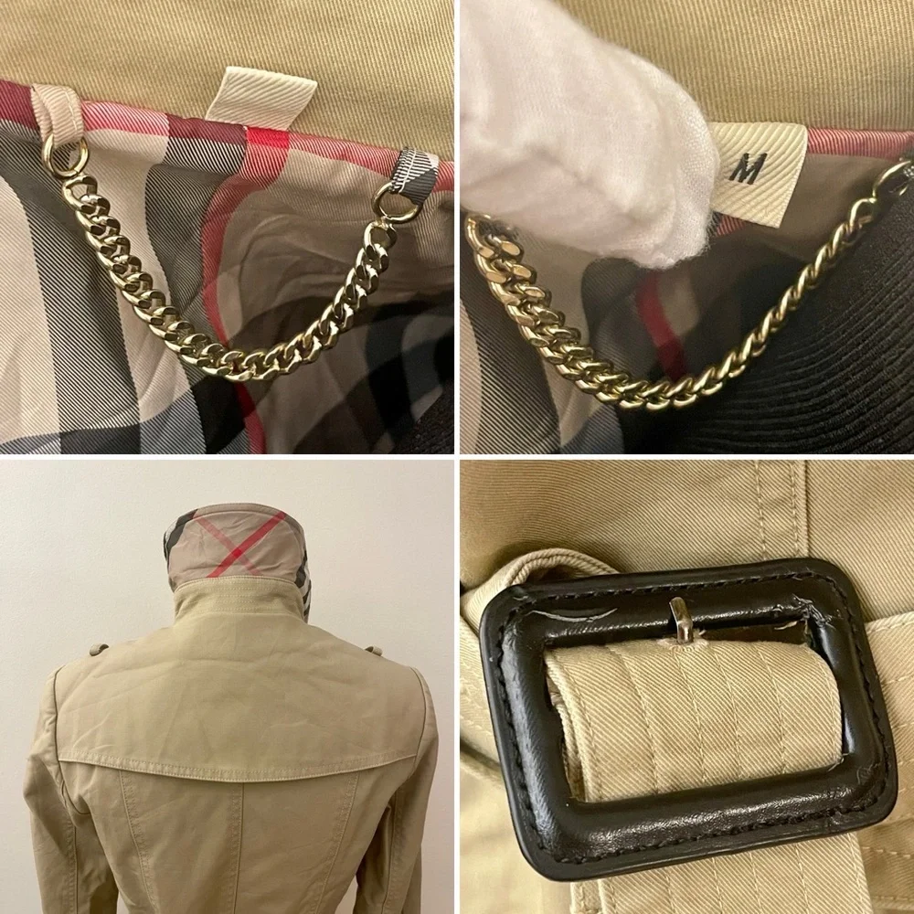 Burberry Brit "Balmoral" Trench Coat – Made in Italy 🇮🇹 - Picture 6 of 15